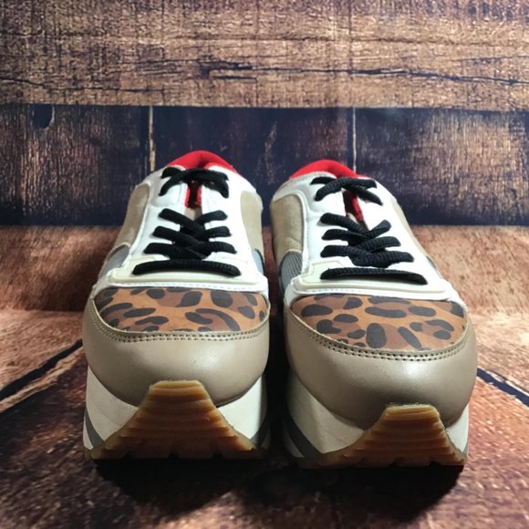 Zara Size EU 37 Multicolor Leopard Print Platform - Picture 6 of 12